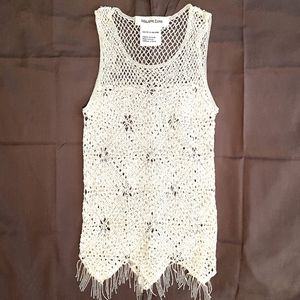 🌟Host pick🌟Melanie Lyne crochet beaded top BNWOT